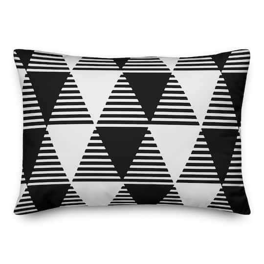 Geometric Triangles Versatile Throw Pillow